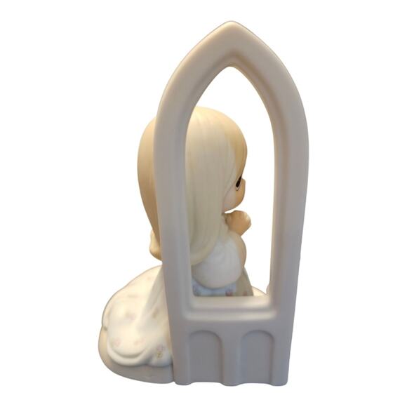 Precious Moments O Worship The Lord 1985 Ceramic Figurine 100064 - Picture 3 of 7